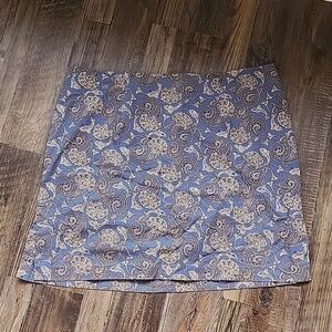 Venezia Jeans Plus Size 22 Paisley Skirt